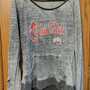 Vintage Ohio State Women's Gray Sweater
